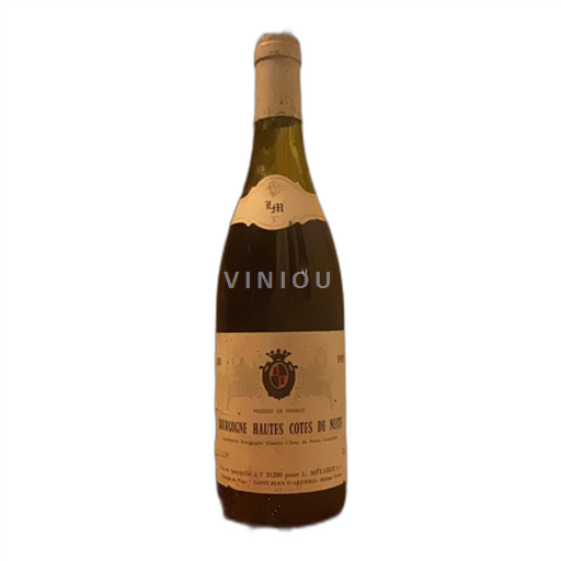 Bourgogne Hautes Côtes de nuits Grand Cru Hameau De Pizay 1985