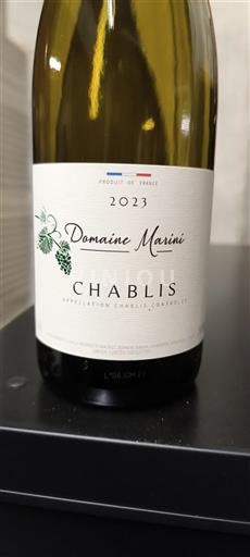 Bourgogne Chablis Domaine Marini 2023