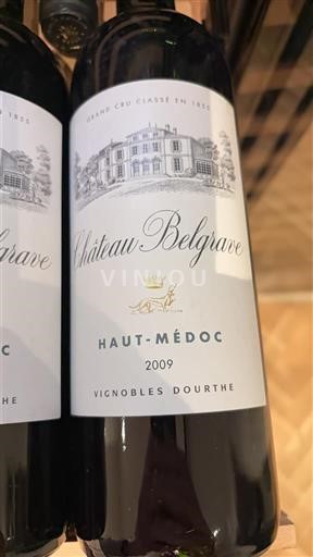 Bordeaux Haut-Médoc Grand Cru Château Belgrave 2009