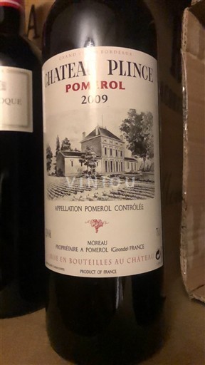 Bordeaux Pomerol Château Plince 2009