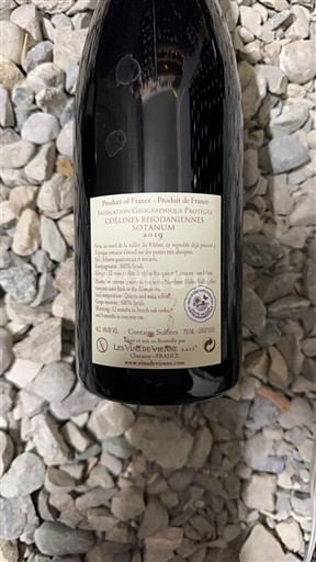 Alpes và các vùng Rhodanien Collines rhodaniennes Les Vins De Vienne Sotanum 2019