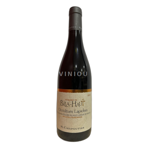 Roussillon Côtes du Roussillon Villages M. Chapoutier Occultum Lapidem 2020