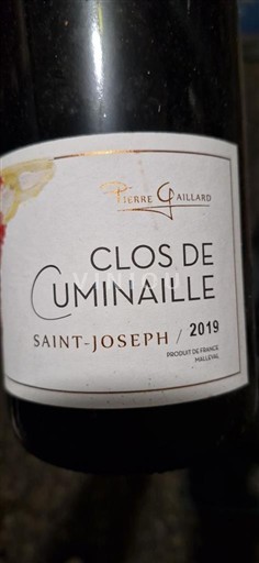Рона Сент-Жозеф Pierre Gaillard Clos de Cuminaille 2019