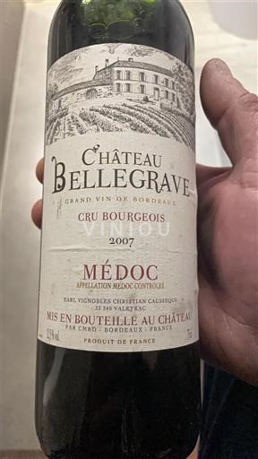Bordeaux Médoc Château Bellegrave 2007