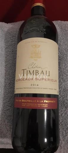 Bordeaux Bordeaux superiore Château Timbau 2014