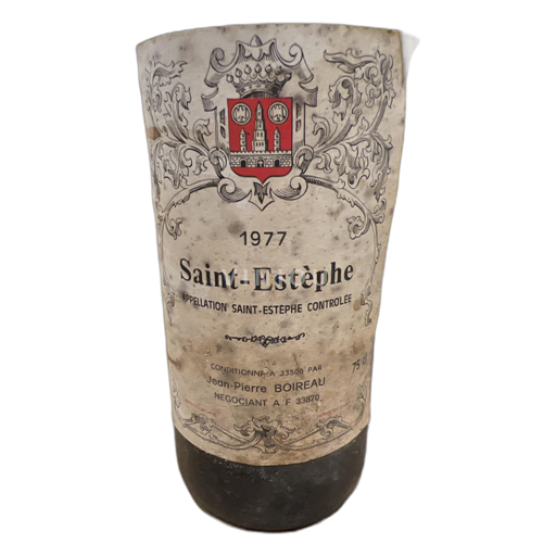 Bordeaux Saint-Estèphe Jean Pierre Boireau 1977