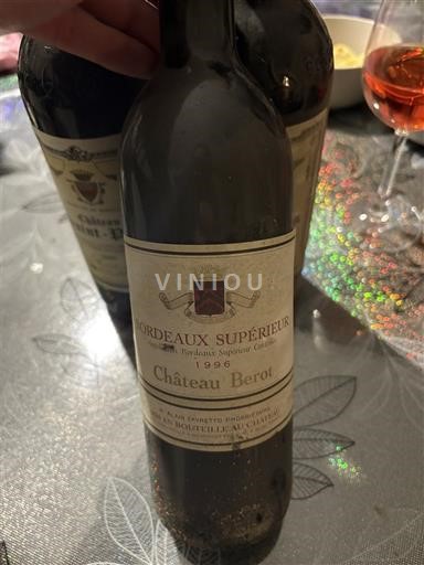 Bordéus Bordeaux Superior Château Berot 1996