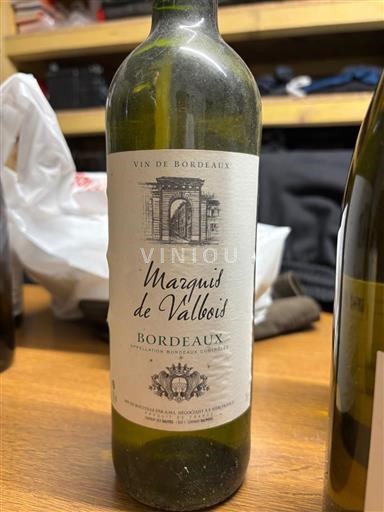 Bordeaux Marquis De Valbois Non-Vintage