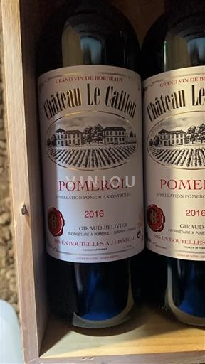 Burdeos Pomerol Château Le Caillou 2016