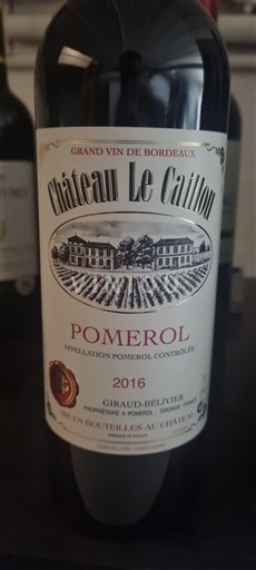 Bordeaux Pomerol Château Le Caillou 2016