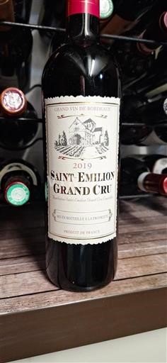 Bordeaux Saint-Émilion Grand Cru Grand Vin De Bordeaux 2019
