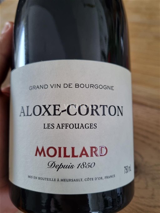 Bourgogne Aloxe-Corton Grand Cru Domaine Moillard Les Affouages 2023