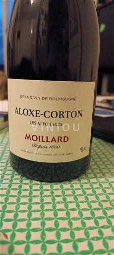 Bourgogne Aloxe-Corton Grand Cru Domaine Moillard Les Affouages 2023
