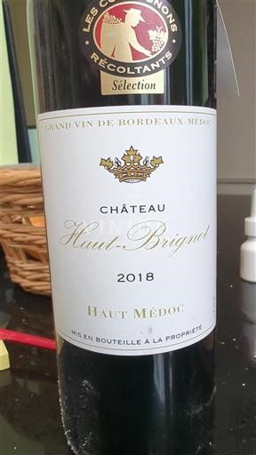 Bordeaux Haut-Médoc Château Hautbrignot 2018