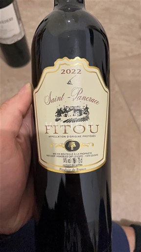 Languedoc Fitou Saintpancrace 2022