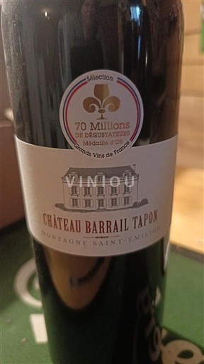 Bordo Montanja Sen Emilion Château Barrail Tapon Non Millésimé