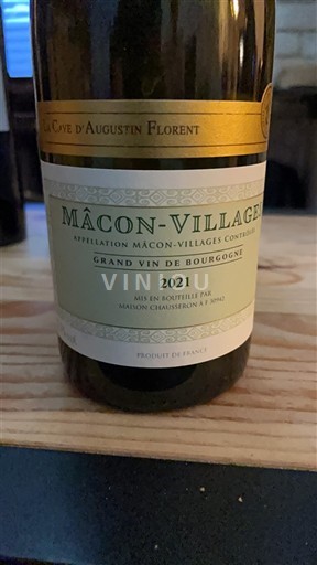Burgundi Mâcon ja Mâcon-kylät La Cave Augustin Florent 2021