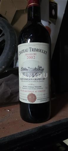 Bordeaux Saint-Émilion Grand Cru Grand Cru Château Trimoulet 2002