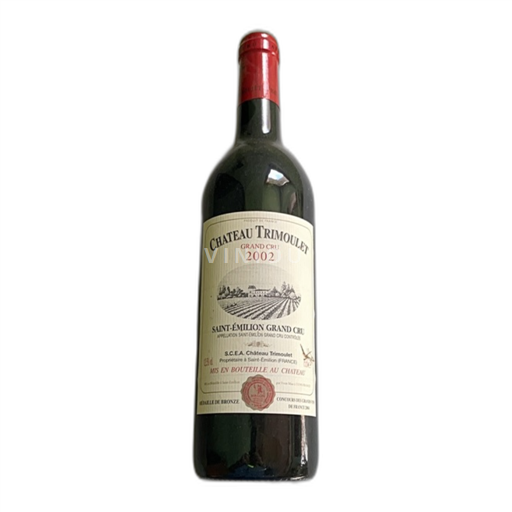 Bordeaux Saint-Émilion Grand Cru Grand Cru Château Trimoulet 2002