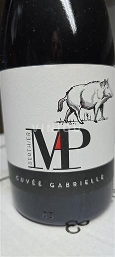 Vin Rouge sec Cuvée Gabrielle Mp Berthier 2017 France Languedoc Corbières AOC