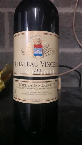 Bordeaux Bordeaux Supérieur Château Vincent 2016