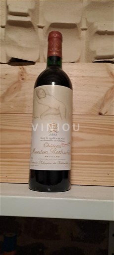 Bordeaux Pauillac Grand Cru Château Mouton Rothschild 1993