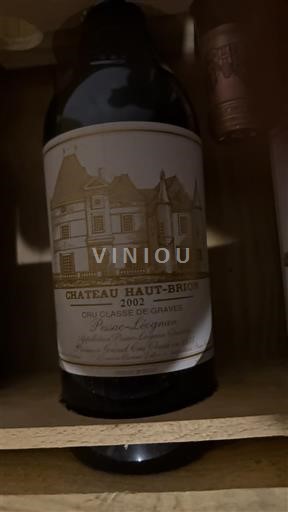 Bordeaux Pessac-Léognan Grand Cru Château Hautbrion 2002