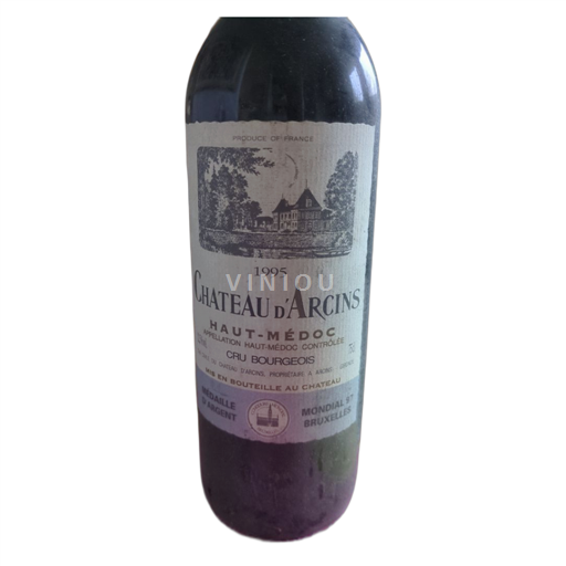 Bordeaux Haut-Médoc Cru Bourgeois Château Arcins 1995