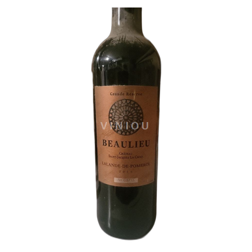 Burdeos Lalande-de-Pomerol Château Beaulieu Grande Réserve 2016