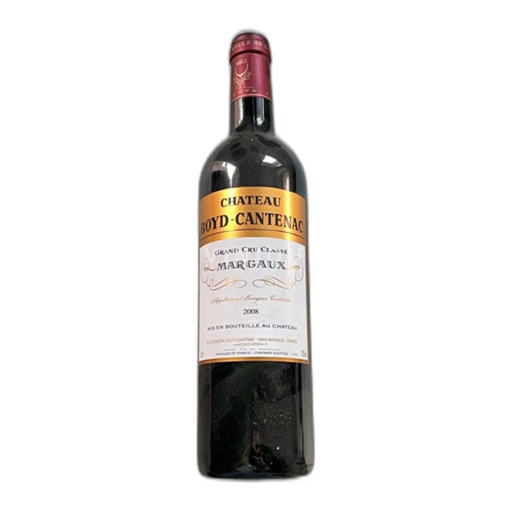 Bordeaux Margaux Grand Cru Boydcantenac 2008
