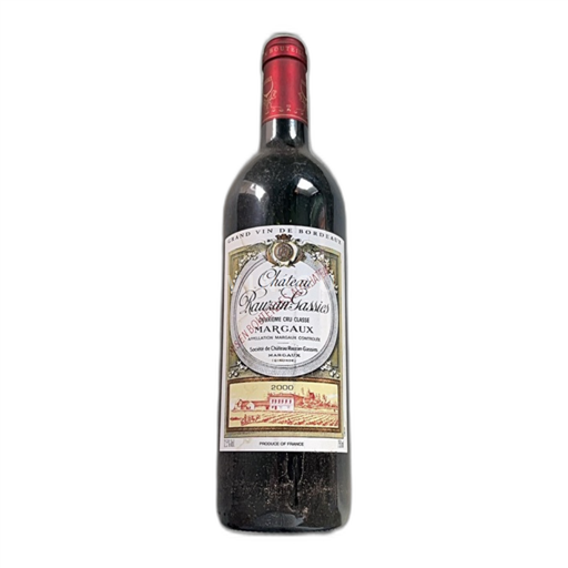 Bordeaux Margaux Deuxième Cru Classé Château Rauzan Gassies 2000