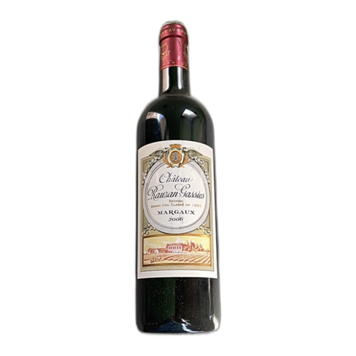 Bordeaux Margaux Grand Cru Château Rauzan Gassies 2006