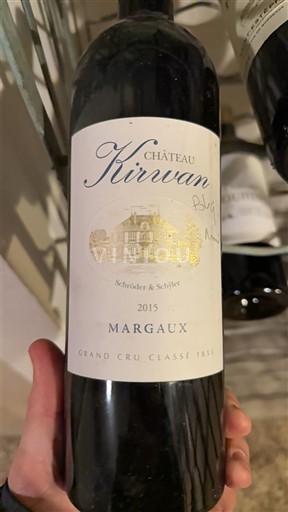 Bordeaux Margaux Grand Cru Château Kirwan 2015