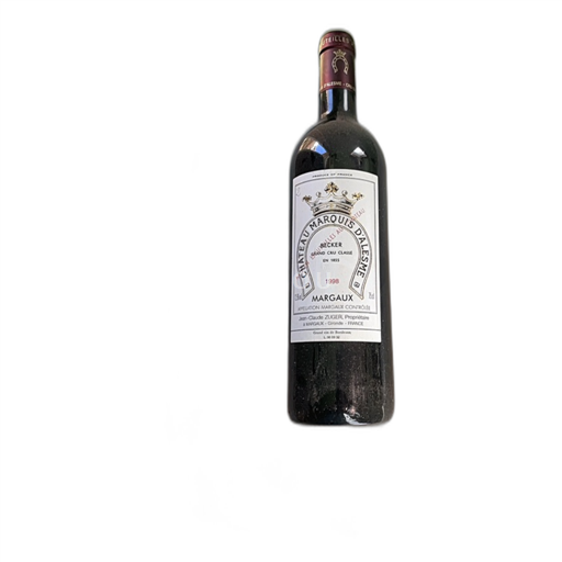 Bordeaux Margaux Grand Cru Château Marquis Alesme 1998