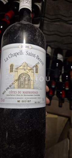 Jugozahod Côtes-du-marmandais La Chapelle Saint-Benoît 2000