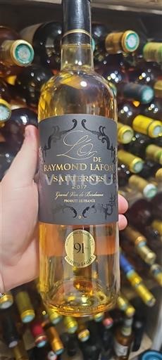 Bordeaux Sauternes Château Raymondlafon 2017