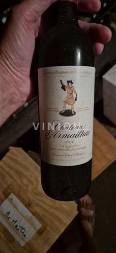 Bordeaux Pauillac Grand Cru Château Armailhac 2004