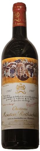 Burdeos Pauillac Chateau Mouton Rothschild 1987