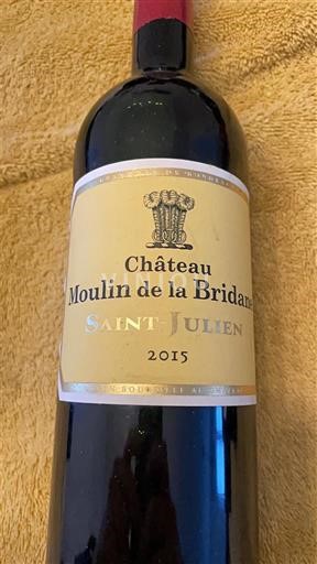 Bordeaux Saint-Julien Château Moulin De La Bridane 2015