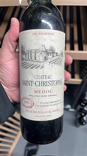 Bordeaux Médoc Château Saint-Christophe 1985