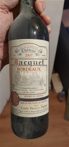 Бордо Château Jacquet Vieilles Vignes 2007