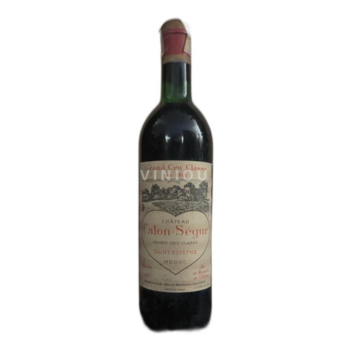 Burdeos Saint-Estèphe Grand Cru Calon Ségur 1967
