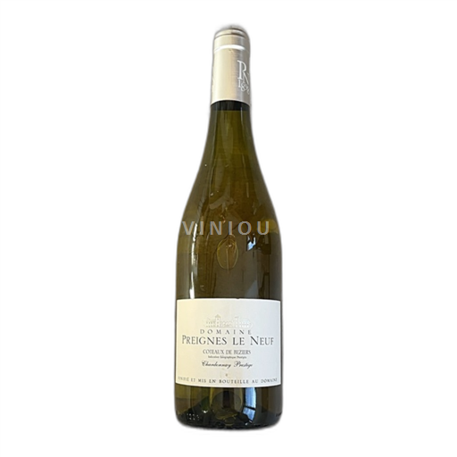 Vin Blanc sec Chardonnay Prestige Domaine Preignes le Neuf 2022 France Languedoc et Roussillon Coteaux de Béziers IGP