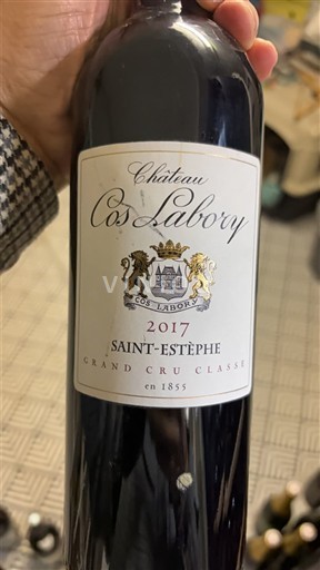 Bordeaux Saint-Estèphe Grand Cru Château Cos Labory 2017
