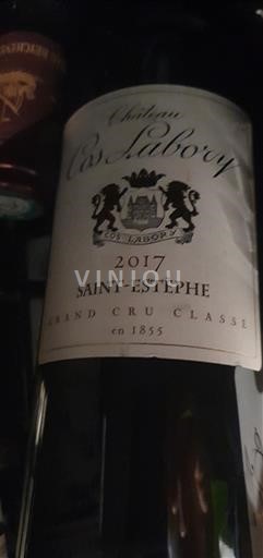 Bordeaux Saint-Estèphe Grand Cru Château Cos Labory 2017