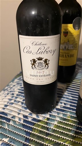 Bordeaux Saint-Estèphe Grand Cru Château Cos Labory 2017