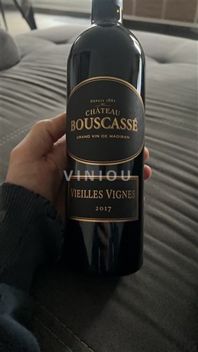 Wijnen Rouge sec Vieilles vignes Château Bouscassé 2017 Frankrijk Zuidwest-Frankrijk Madiran AOC