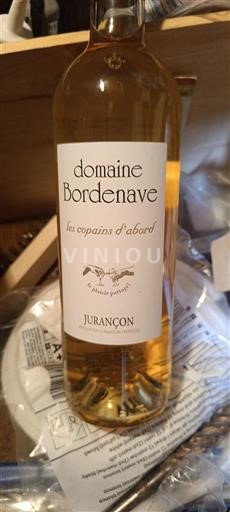 Tây Nam Jurançon Domaine Bordenave les copains d'abord 2019