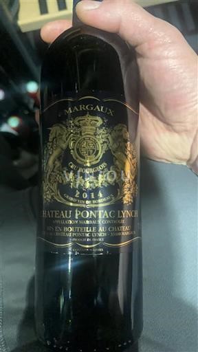 Bordeaux Margaux CHÂTEAU PONTAC LYNCH 2014