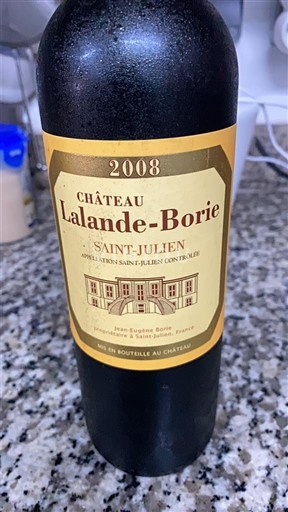 Bordoja Saint-Julien Château Lalandeborie 2008